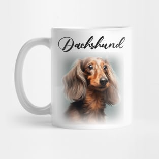 Dachshund Brown Long Haired Mug